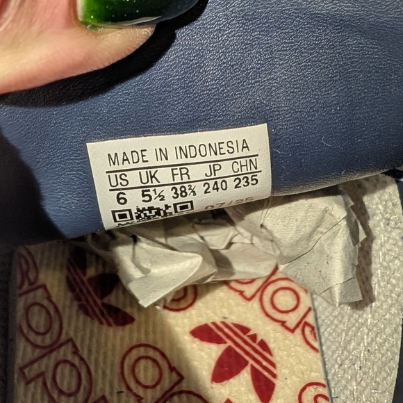 Adidas Jabar Hi "Western Denim" Mid Sneakers in Midnight Indigo sz 7 - Picture 5 of 9